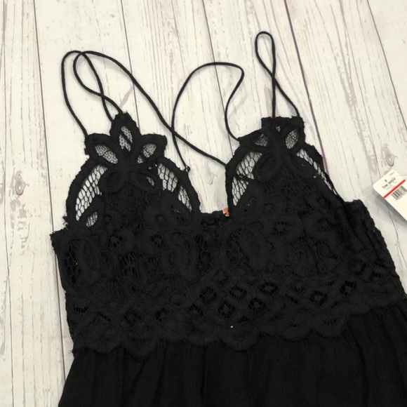 Free People FP One Adella Slip Mini Dress Crochet - Picture 5 of 9